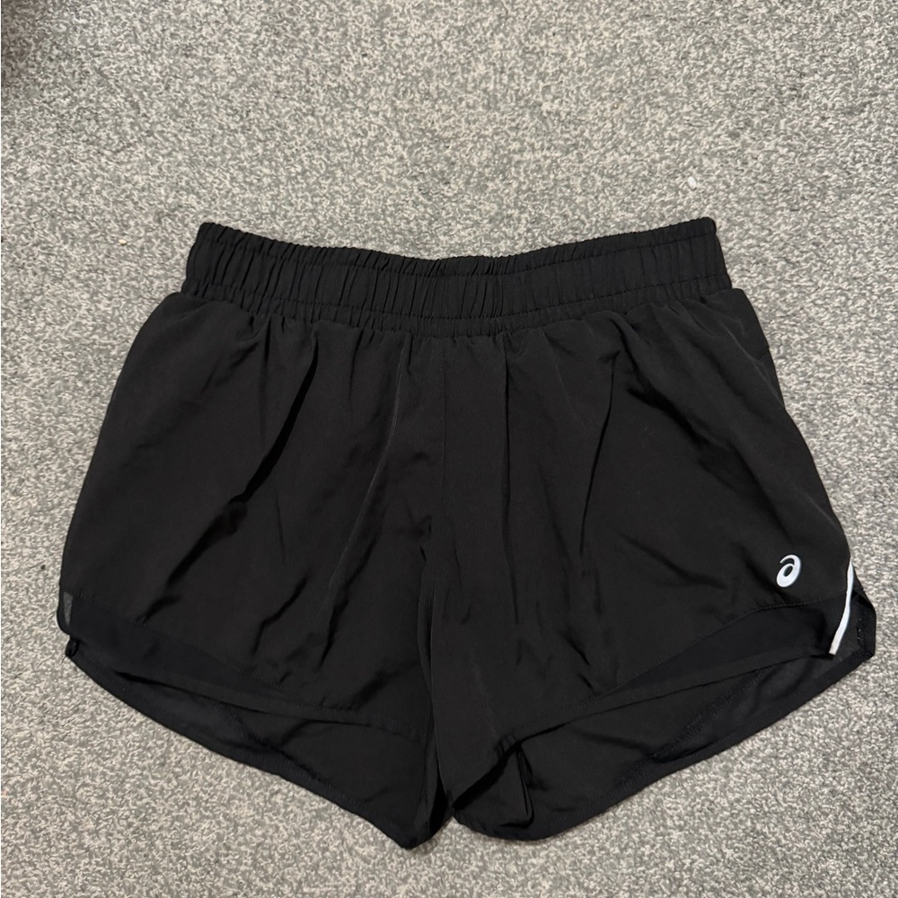 Asics Women's Black Athletic Shorts
